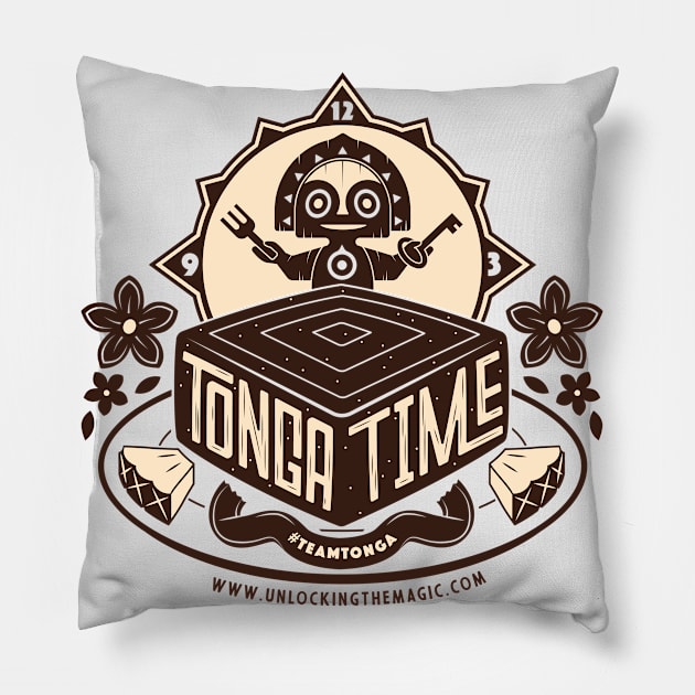 #TeamTonga Pillow by Unlocking The Magic